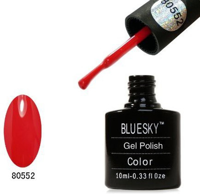 

Blue Sky UvLed Gel Nail Polish Number 80552 Lobster Roll Red