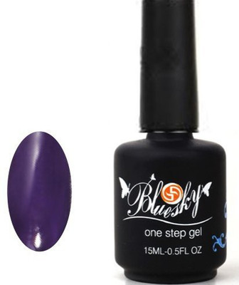 

Blue Sky Shellac World By Bluesky Bluesky UvLed One Step Gel Nail Polish Smooth Purple Blue