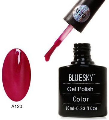 

Blue Sky Uv Soak Off Nail Polish Gel New A Range A120 Pink