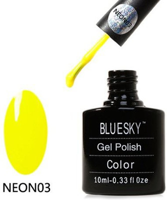 

Blue Sky N03 Range Soak Off Gel Nail Polish Canary Yellow Neon Yellow