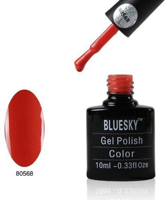 

Blue Sky Uv Led Gel Soak Off Nail Polish Orange Coral Number 80568 Red