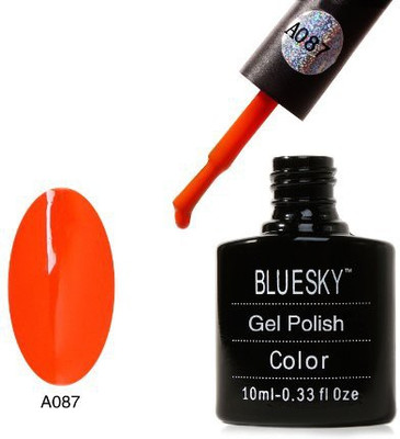 

Blue Sky New A Range A87 Uv Soak Off Nail Polish Gel Orange