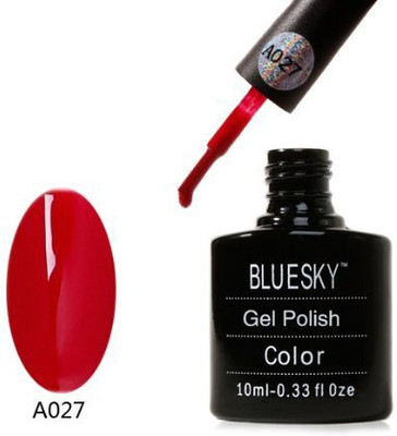 

Blue Sky Nail Polish Uv Soak Off Gel New A Range A27 Red