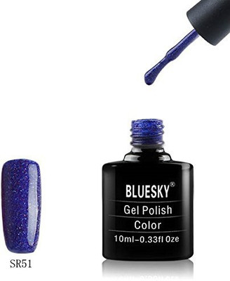 

Blue Sky Granulated Sr 51 UvLed Soak Off Gel Manicure Nail Polish Blue