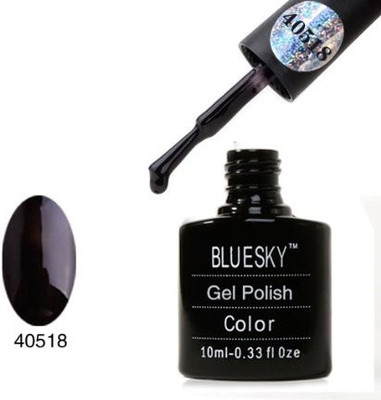 

Blue Sky UvLed Gel Nail Polish Number 80515 Blackpool Black