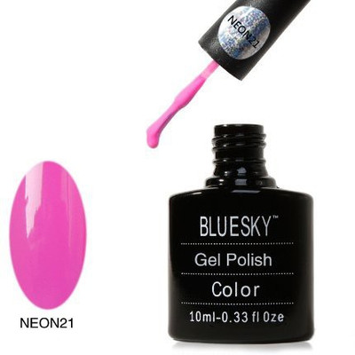 Blue Sky Uv Led Gel Auflosbarer Nail Polish Neon 21�Fresh� Pink