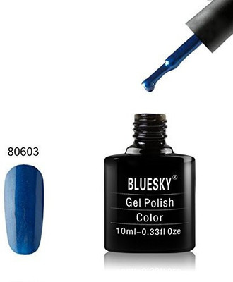 

Blue Sky Contradictions Collection 80603 Uv Led Gel Soak Off Nail Polish Peacock Plum Blue