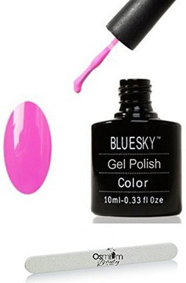 

Blue Sky UvLed Curing Gel Nail Polish Neon Rose Pink