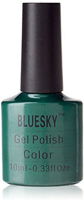 

Blue Sky UvLed Gel Nail Polish Number 80541 Dark Green Sparkle Green