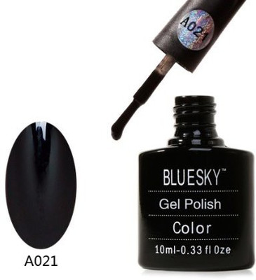 

Blue Sky UvLed Gel Nail Polish Number A021 Black