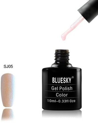 

Blue Sky Nail Polish UvLed Sj05 Range Fine Glitter Colour Soak Off Gel Nude