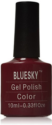 Blue Sky Uv Led Gel Soak Off Nail Polish Paradise Deep Red Red