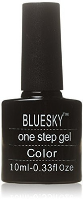 

Blue Sky UvLed One Step Gel Nail Polish Number 022 Tropical Blackcurrant Black