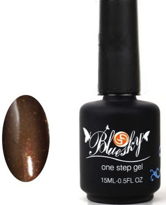 

Blue Sky Shellac World By Bluesky Bluesky UvLed One Step Gel Nail Polish Rubble Shimmer Brown