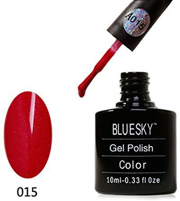 

Blue Sky A015 Aaaa Range Soak Off Gel Nail Polish Shimmer Red Red