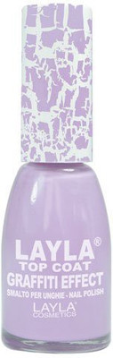 LAYLA COSMETICS Graffiti Top Coat N23 Lilac Mania Nail Polish Purple