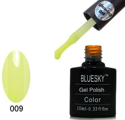 

Blue Sky Glow In The Dark Range Uv Soak Off Gel Nail Polish Number Yyg09 Yellow