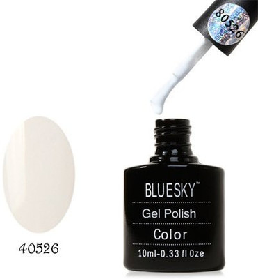 Blue Sky 80526 Soak Off Gel Nail Polish Studio White White