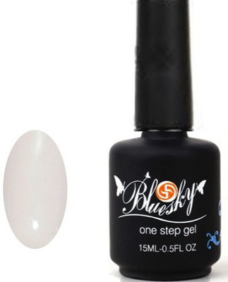 

Blue Sky UvLed One Step Gel Nail Polish Smooth Lily White