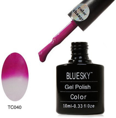 

Blue Sky Uv Soak Off Nail Polish Gel New Tc40 Colour Change Range Multicolor