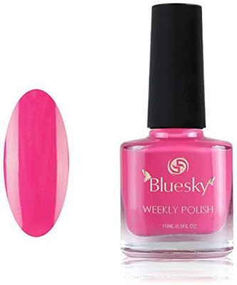 

Blue Sky One Week Number 21 7 Day Air Dry Nail Polish Hot Pop Pink Pink