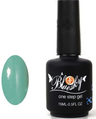 

Blue Sky UvLed One Step Gel Nail Polish Smooth Mint Blue