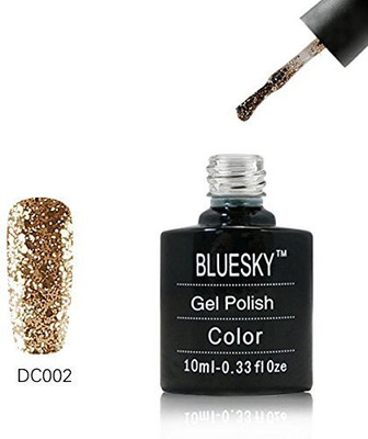 

Blue Sky UvLed Gel Soak Off Nail Polish Luxury Gold Gold