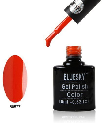 

Blue Sky UvLed Gel Nail Polish Number 80577 Paradise Orange Red