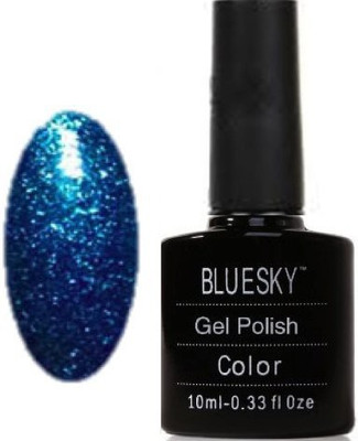 

Blue Sky UvLed Gel Nail Polish Frosty Sapphire Blue