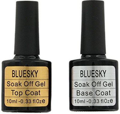 

Blue Sky Top And Base Coat Nail Gel Multicolor(Pack of 2)