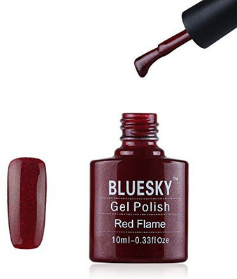 

Blue Sky UvLed Gel Soak Off Nail Polish Red Flame Red