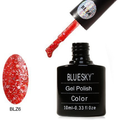 

Blue Sky Starter Pack Plus 80551 Soak Off Nail Uv Gel Polish Base And Top Coat Red