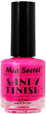 

Mia Secret Pink Sandy Finish Nail Polish Pink