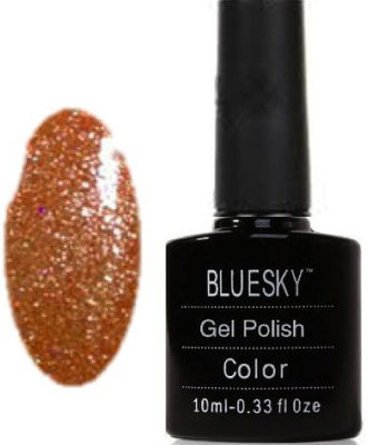 

Blue Sky UvLed Gel Nail Polish Frosty Beige Gold