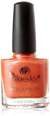 

Blue Sky One Week Number 77 7 Day Air Dry Nail Polish Tangy Orange