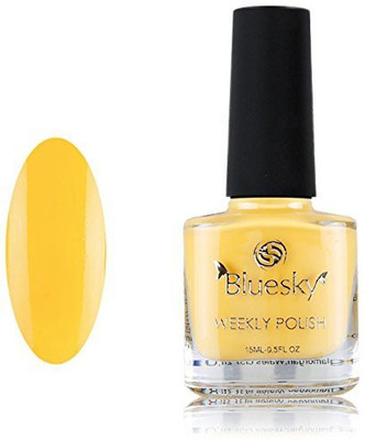 

Blue Sky One Week Number 04 7 Day Air Dry Nail Polish Bicycle Yellow Yellow