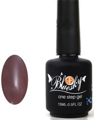 

Blue Sky UvLed One Step Gel Nail Polish Smooth Cocoa Purple