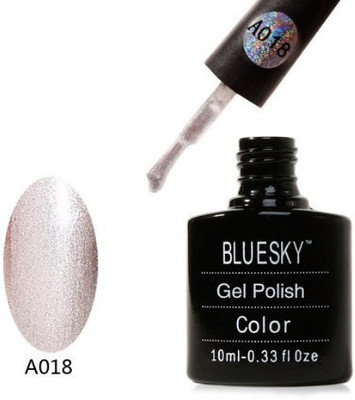 

Blue Sky 80566 14 Day Wear Soak Off Uv Nail Gel Polish Silver