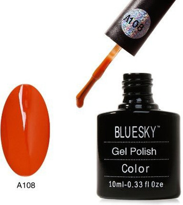 

Blue Sky A Range A108 Uv Soak Off Gel Nail Polish Orange