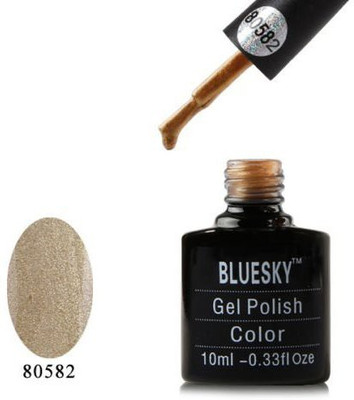 

Blue Sky Number 80582 UvLed Gel Nail Polish Mist Sand Gold