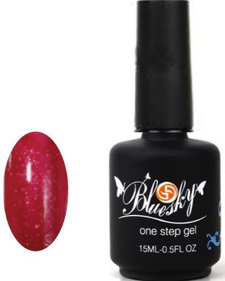 

Blue Sky UvLed One Step Gel Nail Polish Scarlet Sparkle Pink