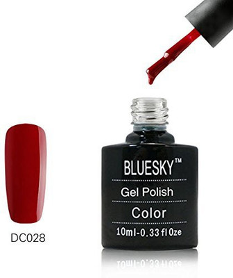 

Blue Sky Dence Range Dc 28 UvLed Soak Off Nail Gel Polish Red