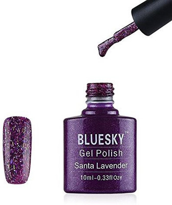 

Blue Sky Uv Led Gel Soak Off Nail Polish Santa Lavender Purple