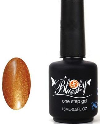

Blue Sky One Step UvLed Gel Nail Polish Copper Flint Gold