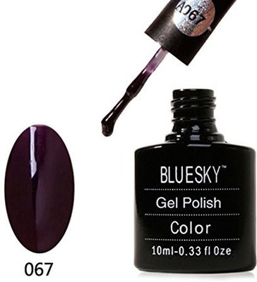 

Blue Sky A067 Aaaa Range Soak Off Gel Nail Polish Dark BrownPurple Purple