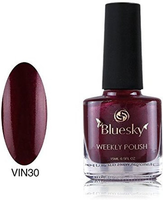 

Blue Sky One Week Number 30 7 Day Air Dry Nail Polish Masqueraid Red