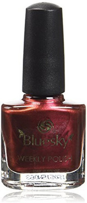 

Blue Sky One Week Number 79 Air Dry Nail Polish Intellectual Red