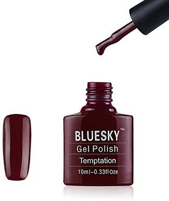 

Blue Sky UvLed Gel Soak Off Nail Polish Temptation Maroon