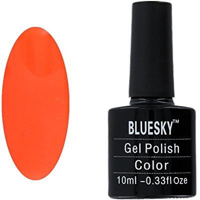 Blue Sky Gel Nail Polish Orange Luminous Neon Orange