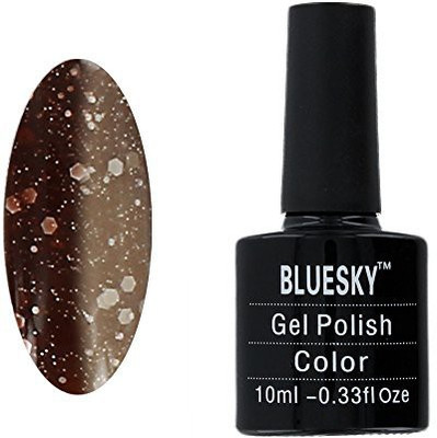 

Blue Sky Colour Changing Gel Nail Polish Chocolate Spark Brown